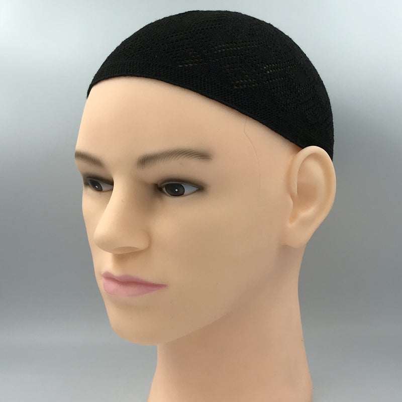 قبعة جلد البطيخ للرجال قبعة محبوكة قبعة عبادة هوي صيفية رقيقة جديدة قبعة عربية قابلة للتنفس للرجال - Image 2