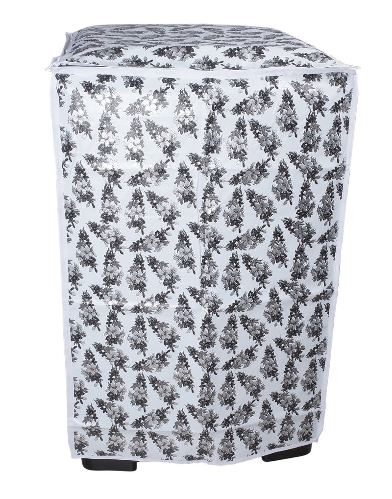 Classic® Top Load Washing Machine Cover Suitable for Godrej 6 Kg, 6.2 Kg, 6.5 Kg (57cmsX56cmsX86cms, Black & White) - Image 3