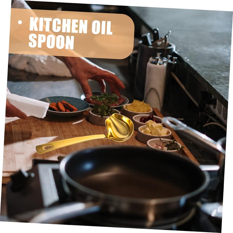 Generic Stainless Steel Gravy Ladle Colander Spoon Soup Ladle Unique Kitchen Accessory 304 Material Easy to Clean - Image 5