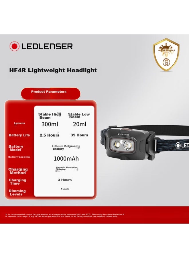 Ledlenser German High-intensity Fishing Headlamp, Long Battery Life, Ultra-bright, Waterproof, Off-road Hiking, Lithium Battery - Image 2