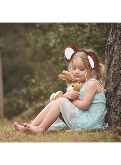 BinaryABC BinaryABC Halloween Monkey Cosplay Costume SetMonkey Ears Headband Bowtie and TailHalloween Costume AssesoriesBrown  - Image 1