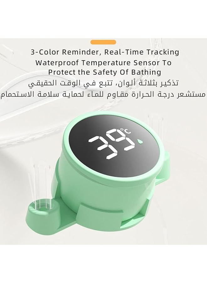 Motim 8 Pcs Baby Bath Chair Infant Bather Support With Temperature Sensing + Hair Washing Shampoo Cup + Brush + 2 Ducks + 3 Ocean Balls For Newborn To Toddler Use In The Sink Or Bathtub - Image 2