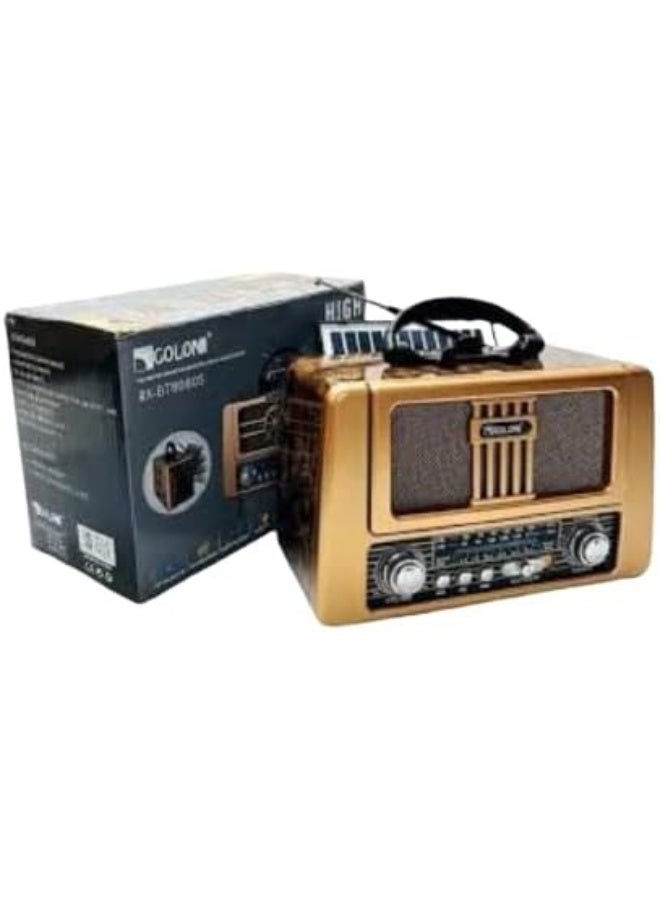 جولون راديو RX-8181BT و RX-8080BT، راديو محمول AM/FM/SW، بلوتوث، منفذ USB-C - Image 1