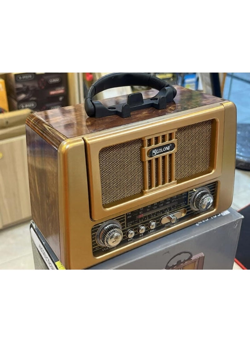 جولون راديو RX-8181BT و RX-8080BT، راديو محمول AM/FM/SW، بلوتوث، منفذ USB-C - Image 3