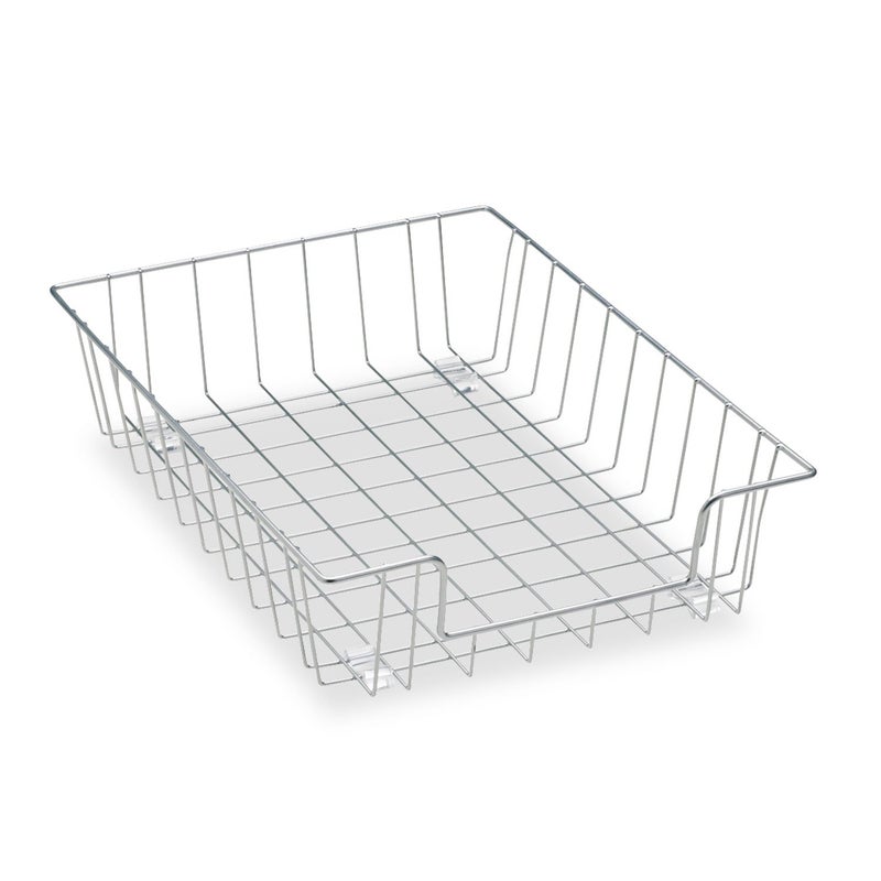 Fellowes Workstation 3" Letter Desk Tray Organizer, Wire, Silver (60012) - Image 2