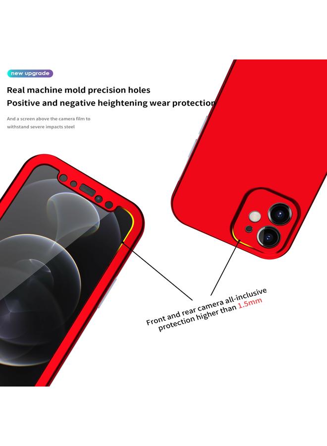 S-TOP Case For iPhone 12 mini Two Color Full Protective 3-in-1 Phone Case - Image 5