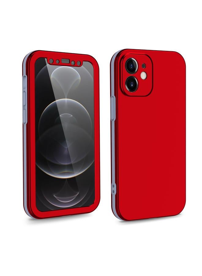 S-TOP Case For iPhone 12 mini Two Color Full Protective 3-in-1 Phone Case - Image 1