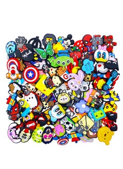 Excefore Shoe Decoration Charms 30 Pcs Random Different Crocs Charm for Shoe Buckle Party Favors ​Mini Charm Bracelet Wristband for Men Women Kid  - Image 1
