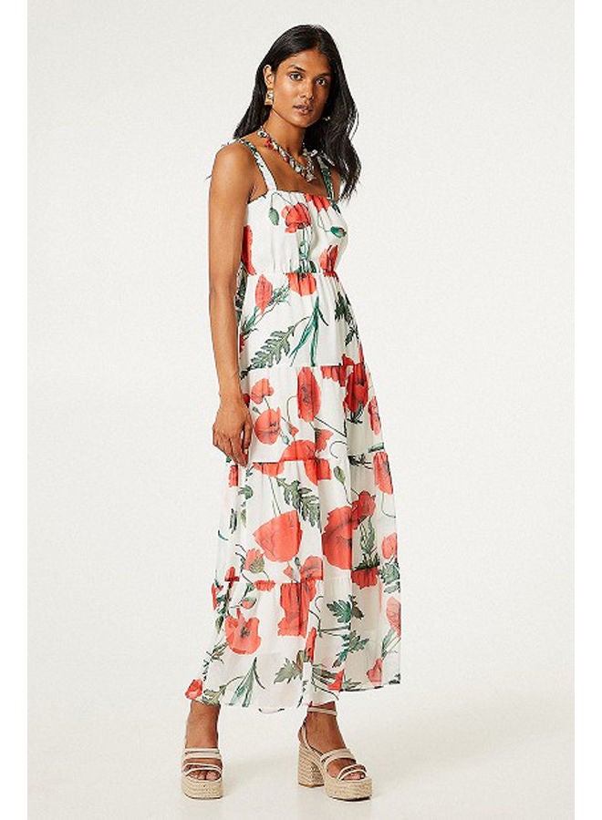 BSB Maxi floral dress with ruffles - Image 1