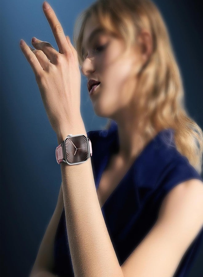 Suitisbest Bands Compatible with Apple Watch Bands for Women 38mm 40mm 41mm 42mm 44mm 45mm 46mm 49mm Men, Waterproof Soft Silicone Sport Band Straps for iWatch Series 11 10 9 8 7 6 5 4 SE Ultra - Image 5