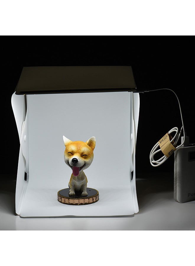 Portable DIY LED Studio Light Box Tent Kit White - Image 3