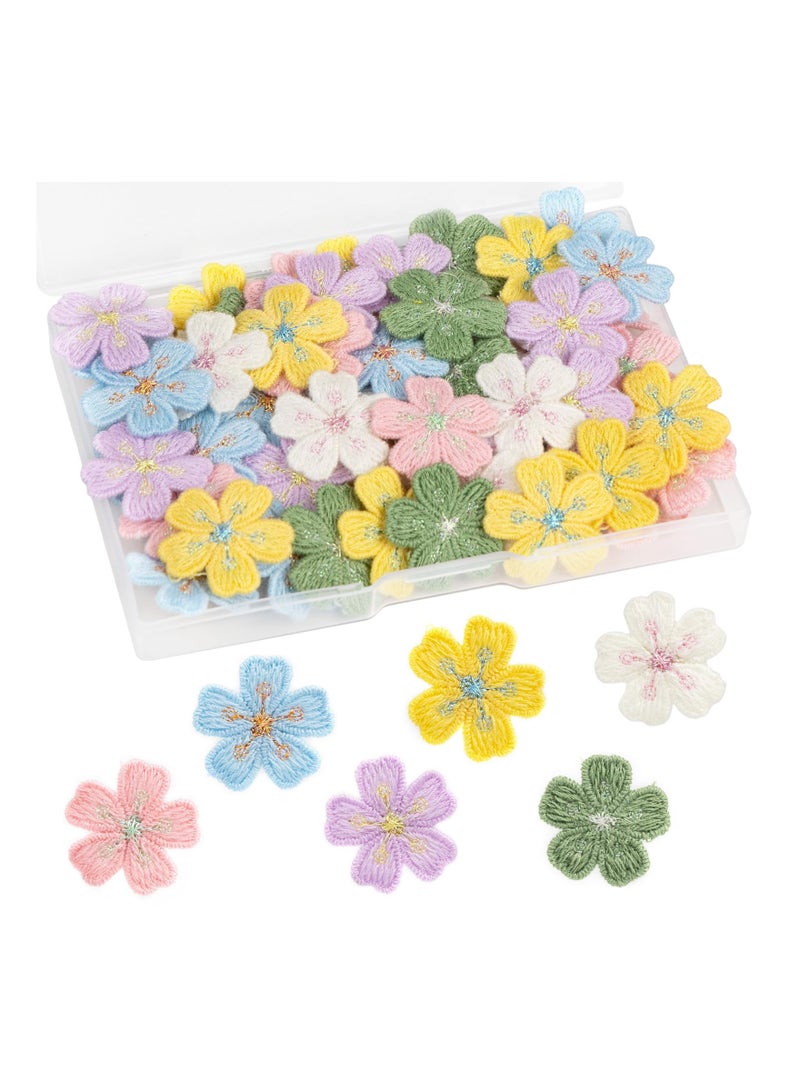 SOLARAE 60Pcs Colorful Flower Push Pins, Tulip Decorative Pushpins Cork Board Thumbtacks, Cute Fun Thumb Tacks for Photo Wall, Feature Wall,Map, Bulletin Board, Whiteboard, Office or Home - Image 1