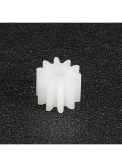 uxcell 30Pcs Plastic Gears White 10 Teeth Model 102A Reduction Gear Plastic Worm Gears For Rc Car Robot  - Image 3