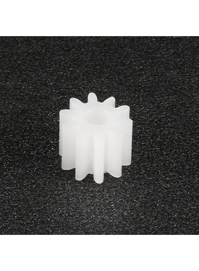 uxcell 30Pcs Plastic Gears White 10 Teeth Model 102A Reduction Gear Plastic Worm Gears For Rc Car Robot  - Image 3