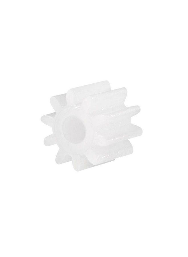 uxcell 30Pcs Plastic Gears White 10 Teeth Model 102A Reduction Gear Plastic Worm Gears For Rc Car Robot  - Image 2