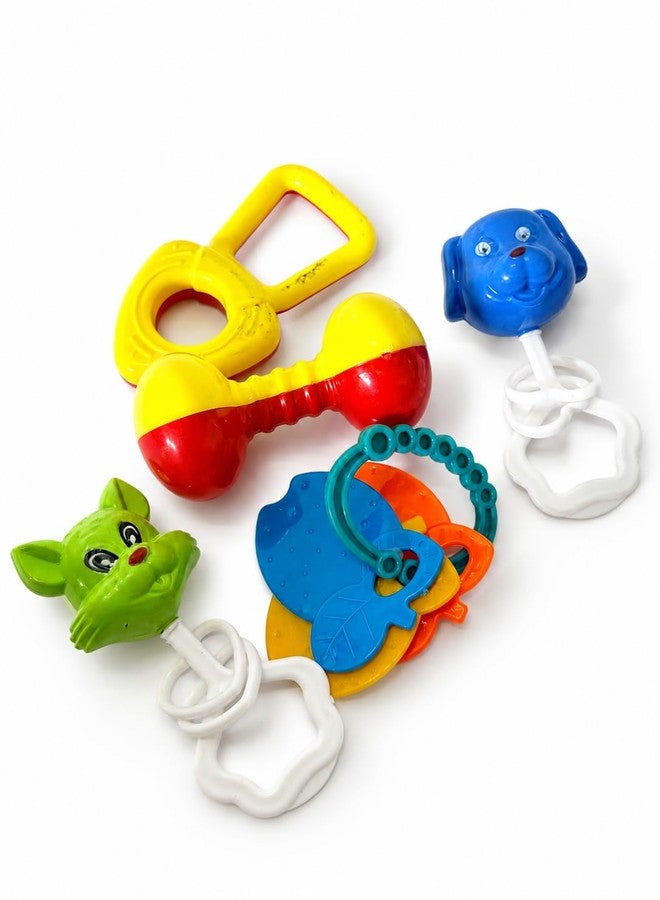 Dorytoys Dorytoy Premium Baby Rattle & Teether Toys Set for Infants and Toddlers Colorful Sensory Development for Newborn Babies, BPA Free Safe Plastic Hand Grip Learning - Image 1