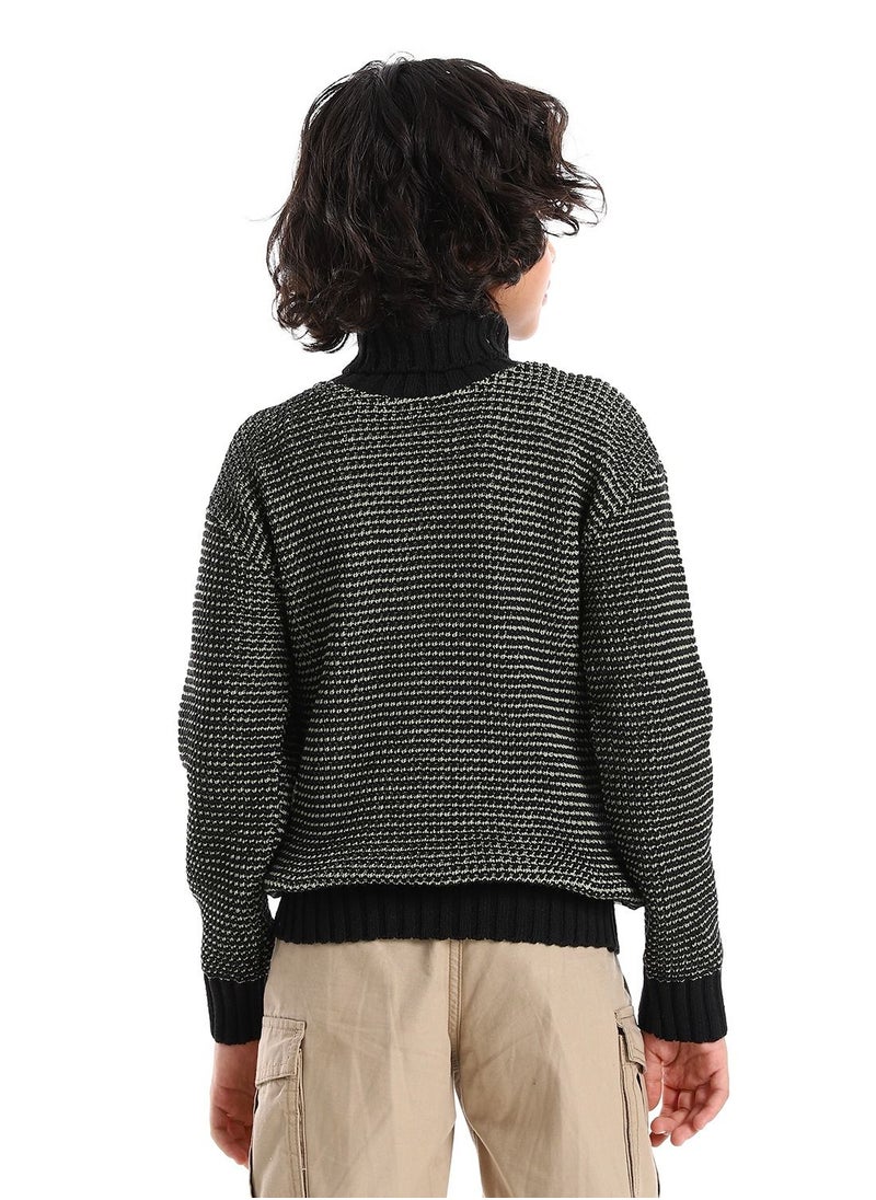 Caesar - Wool Boys Pullover With Multi Design - Image 1