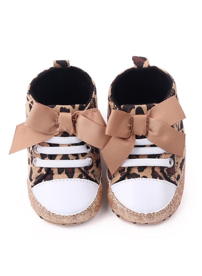 DecoLoral DECOR ME Baby Shoes Newborn Baby Girls With Cute Bow  - Image 5