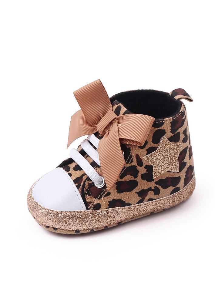 DecoLoral DECOR ME Baby Shoes Newborn Baby Girls With Cute Bow  - Image 4