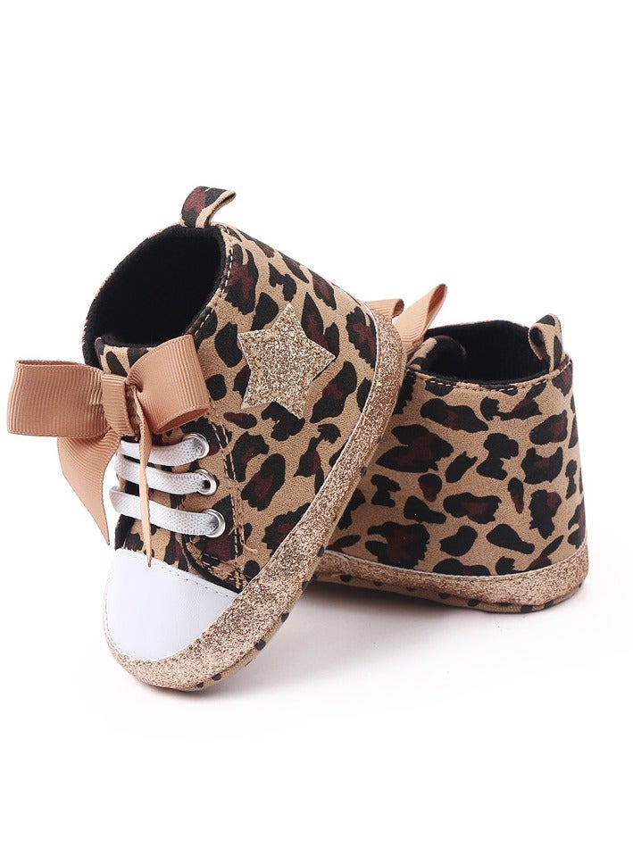 DecoLoral DECOR ME Baby Shoes Newborn Baby Girls With Cute Bow  - Image 3