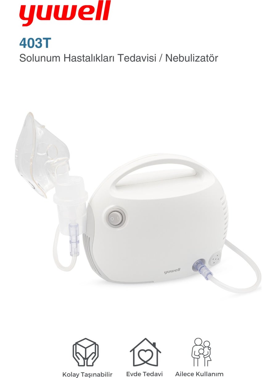 Yuwell - Compressor Portable Air Machine Nebulizer CE403T - Image 1
