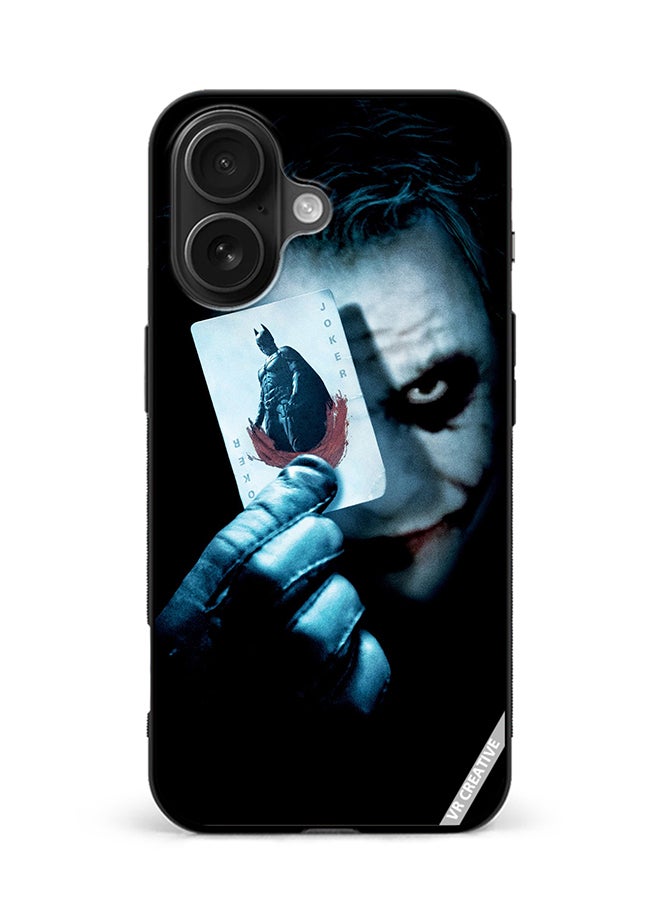 Protective Case Cover For Apple iPhone 16 Plus Joker Design Multicolour