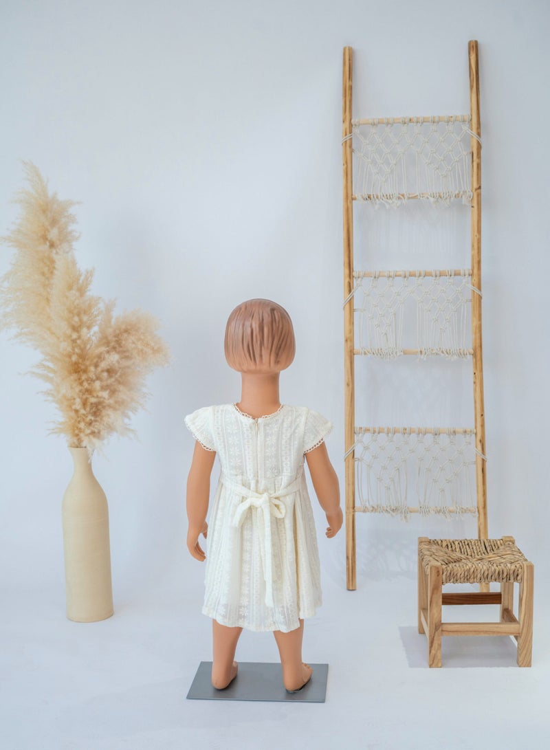 LALEENA Elegant Floral Lace Dress for Baby Girls - Image 4