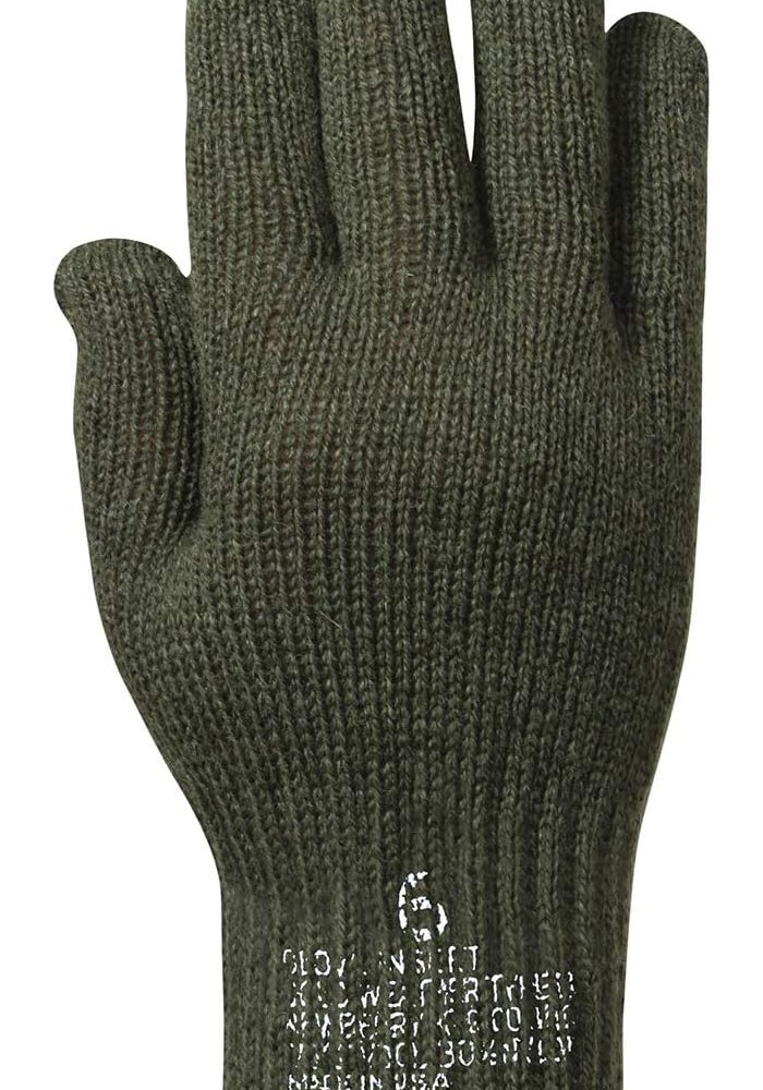 Rothco GI Wool Glove Liners - Olive Drab, Comfortable and Warm for Outdoor Use - Image 1
