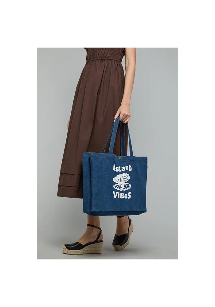 R&b  Printed Denim Shoulder Bag for Women | Best Price UAE