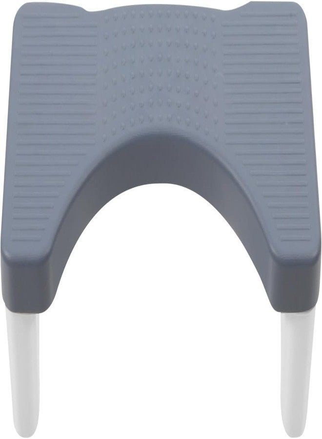 GLIVE (LABEL) Western Toilet Step Stool Plastic Anti-Slip Scientific Angle, Toilet Training Foot Supporter Kids Elders Piles Relief Step Elderly Children Potty Seat Stool (Random Color) - Image 1