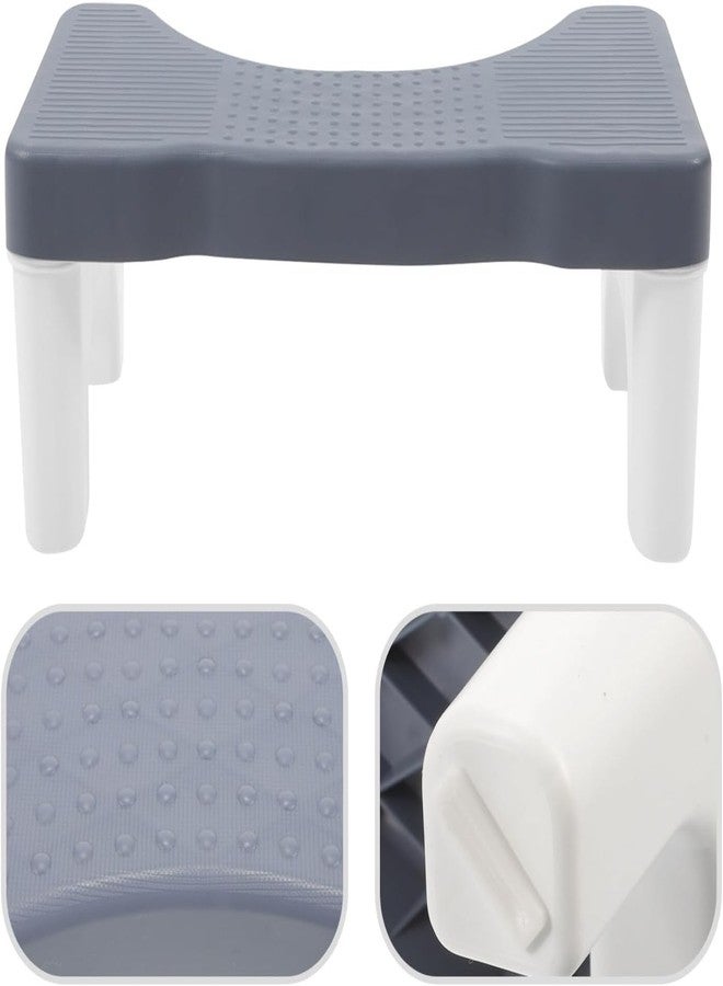 GLIVE (LABEL) Western Toilet Step Stool Plastic Anti-Slip Scientific Angle, Toilet Training Foot Supporter Kids Elders Piles Relief Step Elderly Children Potty Seat Stool (Random Color) - Image 3