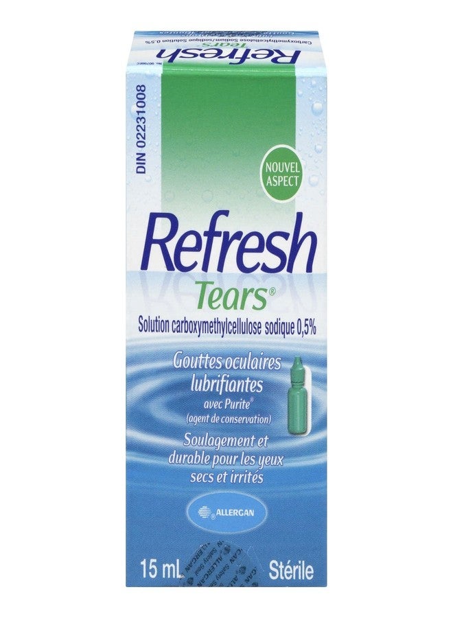 Somall Allergan Refresh Tears Size .5z Allergan Refresh Tears Eye Drops For Mild To Moderate Dry Eyes - Image 2