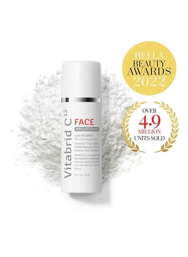 VITABRID C12 - Vitabrid C¹² FACE Brightening dark spot corrector, 12-hour active vitamin C powder, one of the eight innovative technologies, award winning, add into favorite serum/moisturizer, minimize irritation, c - Image 1