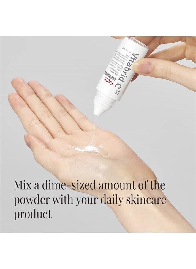 VITABRID C12 - Vitabrid C¹² FACE Brightening dark spot corrector, 12-hour active vitamin C powder, one of the eight innovative technologies, award winning, add into favorite serum/moisturizer, minimize irritation, c - Image 1