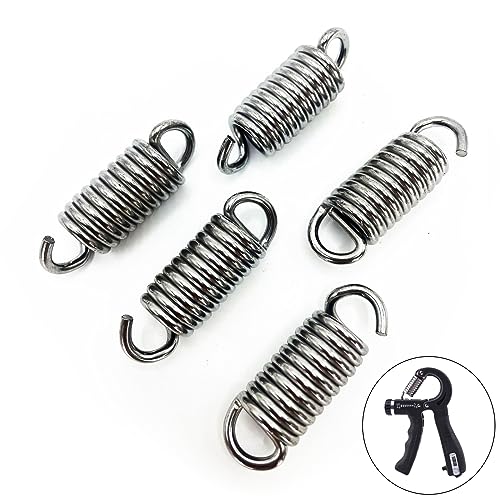 SquEqu 5 Pack Grip Strength Trainer Spring Replacement Stainless Steel Resistant Tension Springs For Hand Grip Strengthener Hand Gripper Squeezer Forearm Strengtheners Exerciser Repair Parts - Image 2