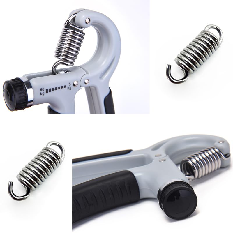 SquEqu 5 Pack Grip Strength Trainer Spring Replacement Stainless Steel Resistant Tension Springs For Hand Grip Strengthener Hand Gripper Squeezer Forearm Strengtheners Exerciser Repair Parts - Image 3