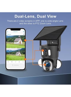 Crony SD3210 Solar PTZ Wireless Dual Lens 10X Zoom Camera  - Image 2