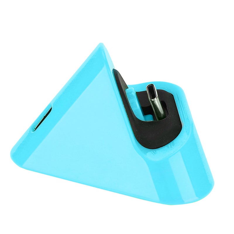 Portable Triangular Type C Charging Base Metal Bottom Charger for Switch / Lite Host(Blue Green ) - Image 2