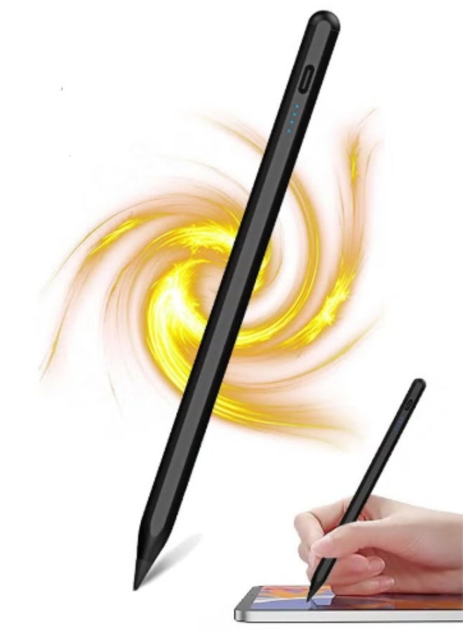 Universal Active Stylus Pen Compatible with Huawei/Honor/Samsung/Lenovo/Xiaomi/iPadand Other Android Smartphone and Tablet Devices Tablet Pen, Black - Image 1