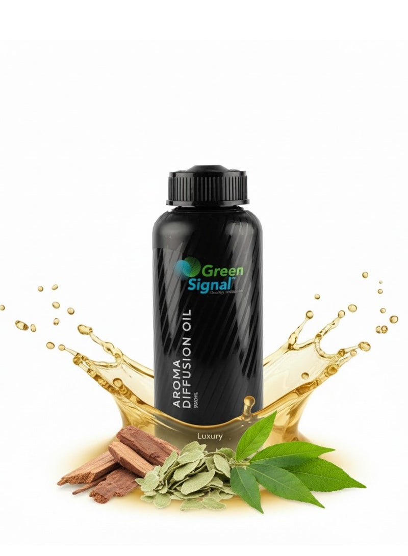 Green Signal Luxury Fragrance Oil 500ml – Elegant & Premium Scent for Diffusers & Humidifiers – Long-Lasting Concentrated Aroma - Image 1
