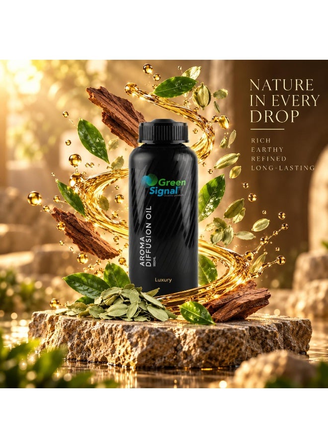 Green Signal Luxury Fragrance Oil 500ml – Elegant & Premium Scent for Diffusers & Humidifiers – Long-Lasting Concentrated Aroma - Image 3