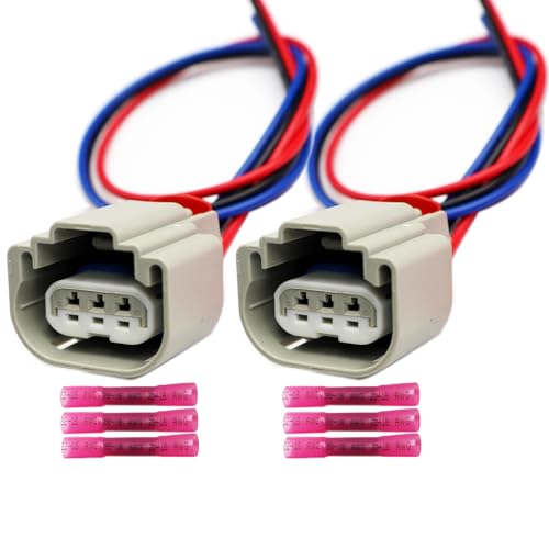 LIZAPUS 2pcs H13 9008 Headlight Connector Compatible with Ford F150 F150 20042019 Pigtail Wire Harness - Image 1