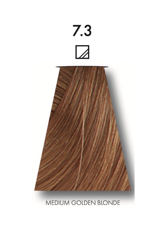 كين عبوتين من صبغة شعر كيون تينتا كولور رقم 7.3 أشقر ذهبي متوسط تحتوي على بروتين الحرير المعالج بتقنية سولامر خالية من البارابين - Image 2