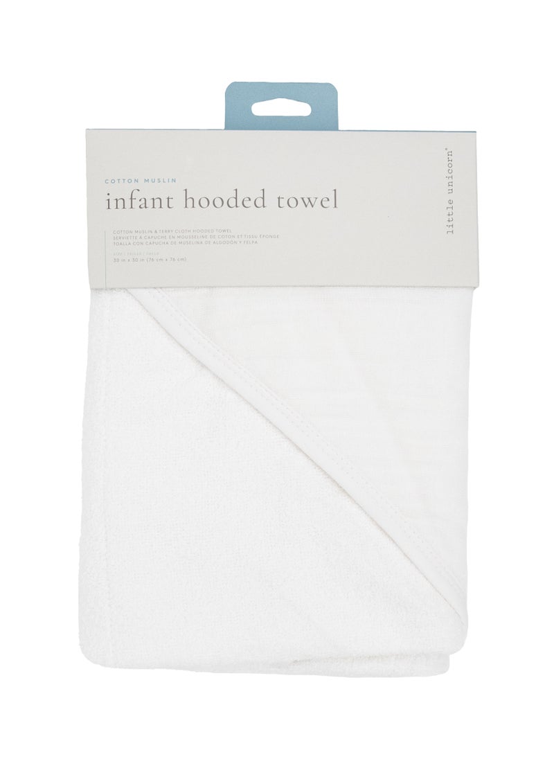 Cotton Muslin Hooded Infant Towel White - pzsku/ZED273FD161AA7217A726Z/45/_/1704437328/e3abfcde-e60c-46fe-8ea4-11a0f067f293