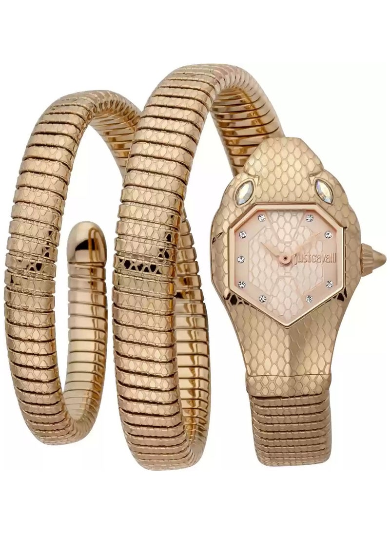 Just Cavalli - Women's Analog oval Shape Stainless Steel Wrist Watch JC1L168M0055 - 22 Mm - Image 1