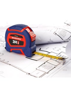 WORKPRO WP261008 3MX16MM/10FT. Nylon Coated Yellow Steel Tape Measure  - Image 4