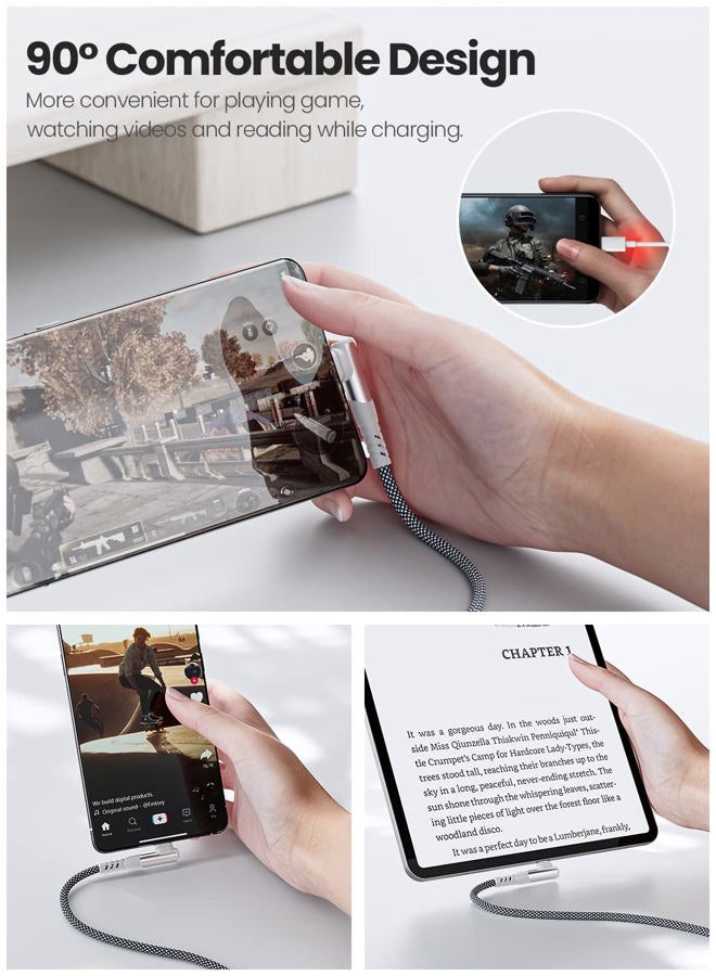 Fasgear 3ft USB 2.0 Type C to Type C PD Cable - 100W Fast Charging, 5A, Black, Compatible with Laptop, Tablet, Smartphone, Gaming Device - Image 5