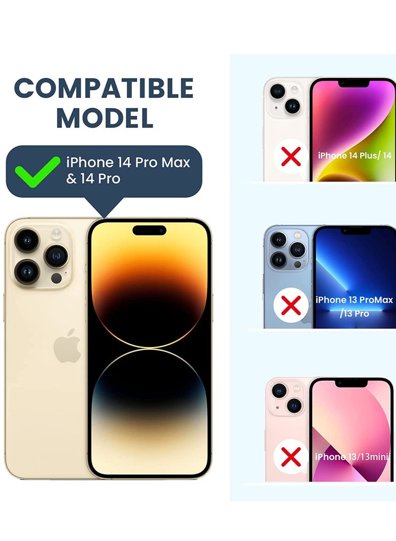 Camera Lens Protector, Keep Original Camera HD Glass Metal Camera Lens Screen Cover Film for iPhone 14 Pro Max / 14 Pro Accessories Gold - Image 2