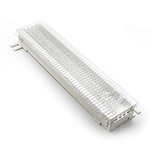 InstallerParts 66 Punch Down Block - Terminating Block for Data Network Wiring, Telephone Punch Down Cabling, Wire Termination - White - Image 2