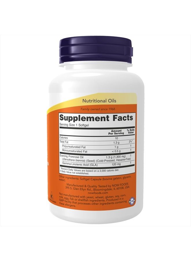 now Supplements, Super Primrose 1300 mg with Naturally Occurring GLA (Gamma-Linolenic Acid), 60 Softgels - Image 2